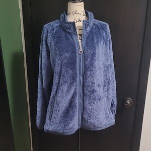 Christopher & Banks Plush Blue Jacket